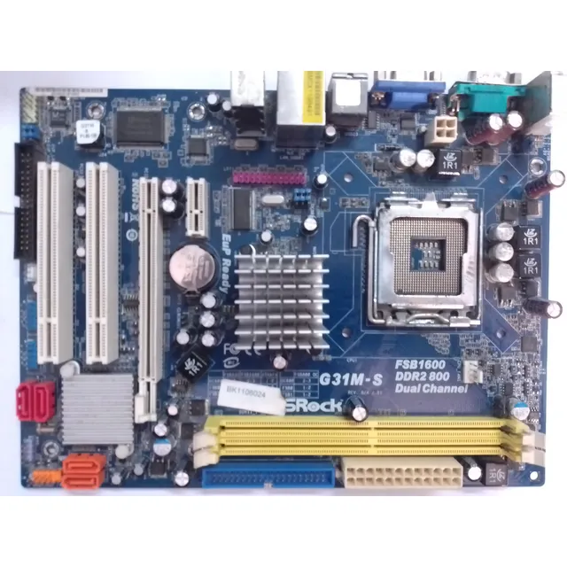 Placa Lga 775 G31m-gs Asrock-core 2 Quad/core 2 Duo/dual Cor