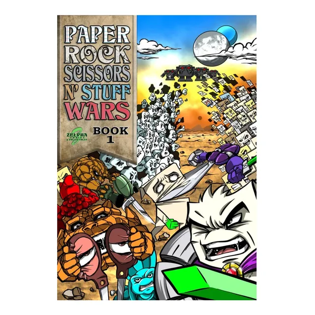 Libro: Paper Rock Scissors Nøø Stuff Wars: La Saga Completa