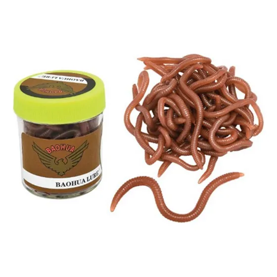 Lombriz Señuelo De Silicona Carnada Artificial 