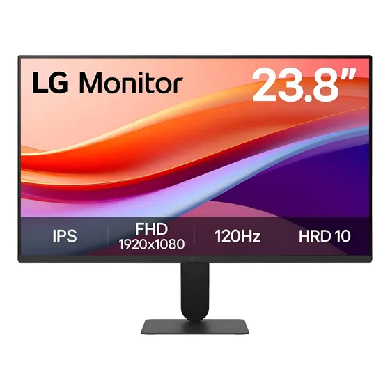 Monitor LG 24 Pulgadas Ips Full Hd 120hz Hdr10 Gamer Oficina Negro | Cuotas sin interés
