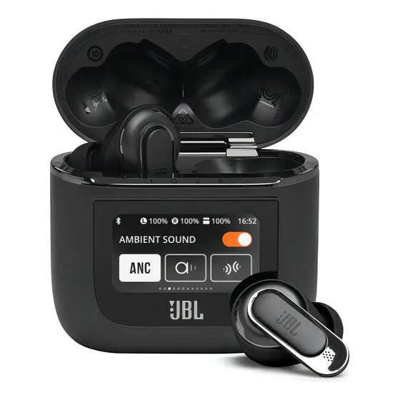Auriculares Jbl Tour Pro 2, Bluetooth, negros