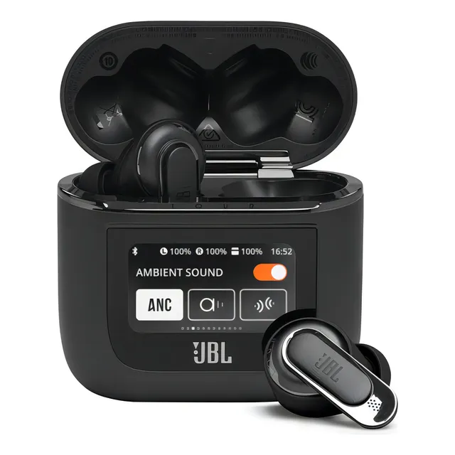 Auriculares Jbl Tour Pro 2, Bluetooth, negros