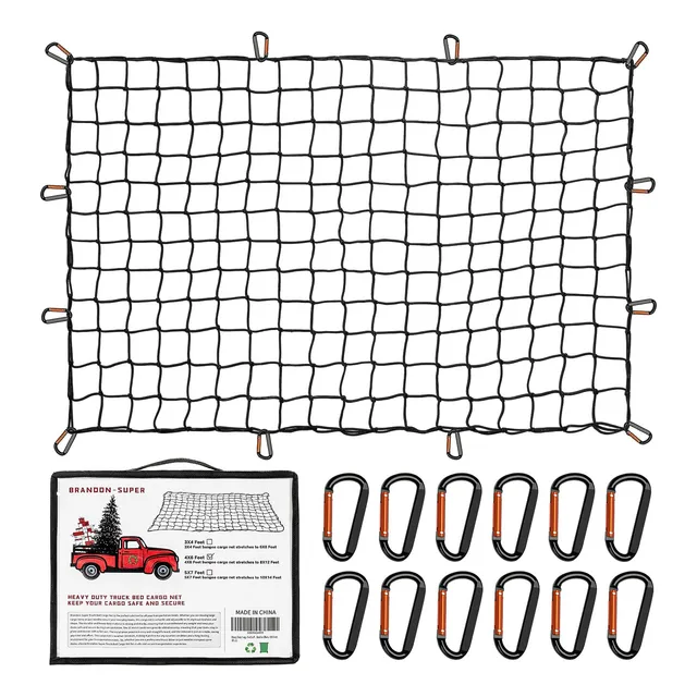 Red De Caja De Camioneta Elastica 1.5x2.1m Estira 4.5x6.3m