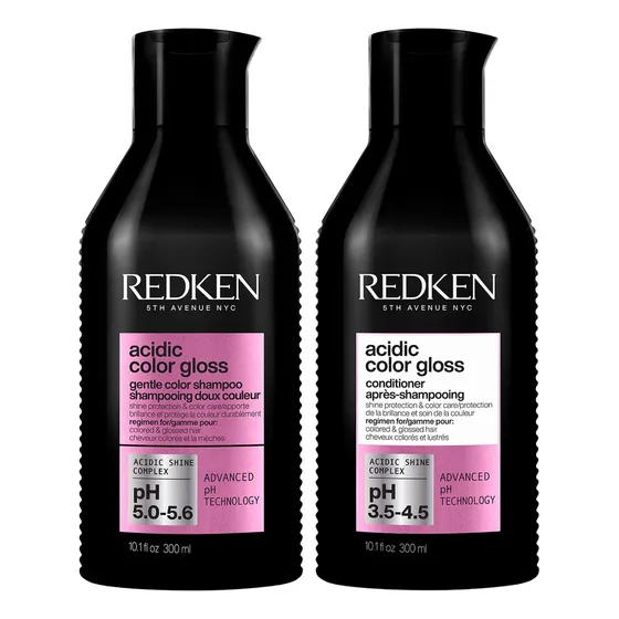 Shampoo + Acondicionador Acidic Color Gloss 600ml Redken