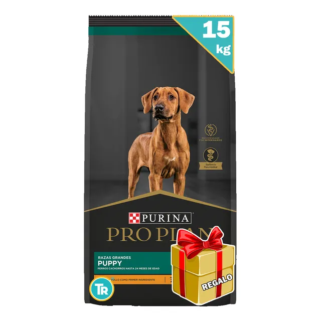 Comida Pro Plan Perro Cachorro Grandes + Regalo Opcional