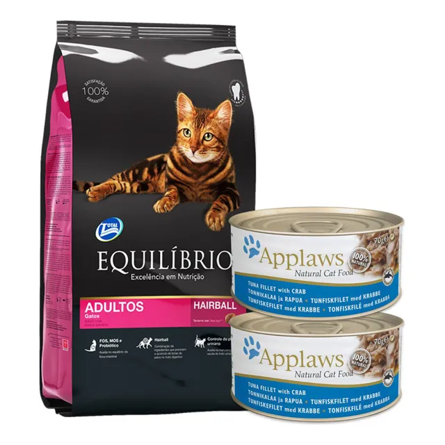 Racion Equilibrio Gato Adulto 15 Kg + 1,5 Kg + Regalo