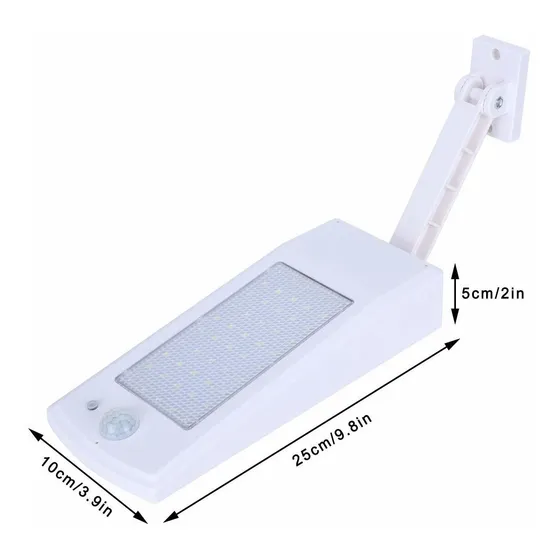 Liyeehao Luz Solar Sensor Movimiento Lampara Calle Led