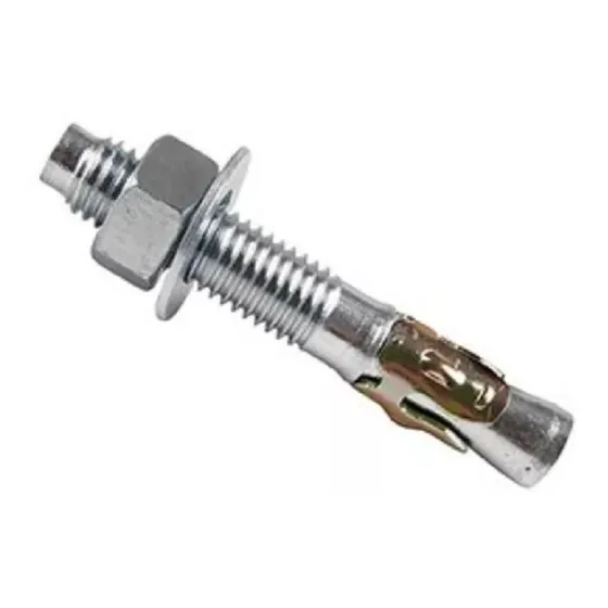 Perno Anclaje Con Cuña De 3/8 X 5  Zincado - Pack De 25 Und.