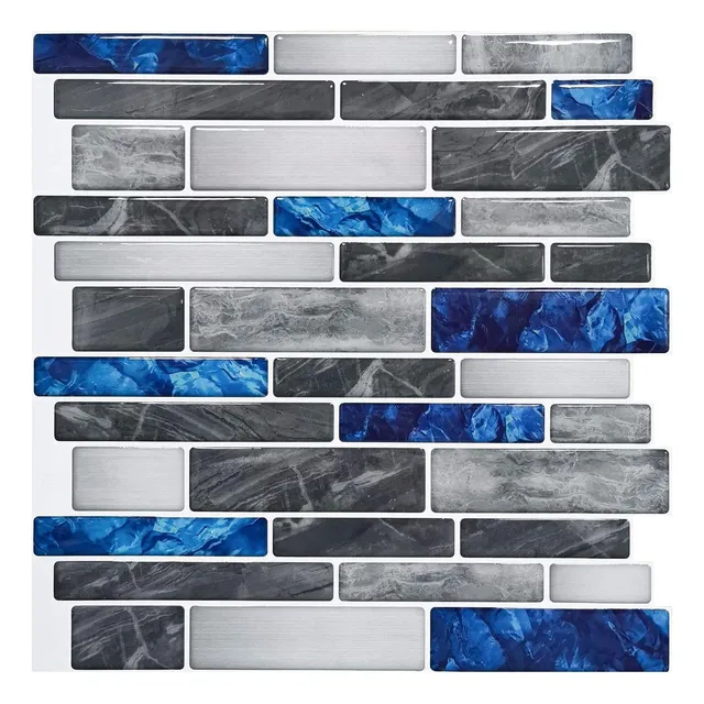 Art3d 10 Láminas De Azulejos Autoadhesivos Cocina En Mármol