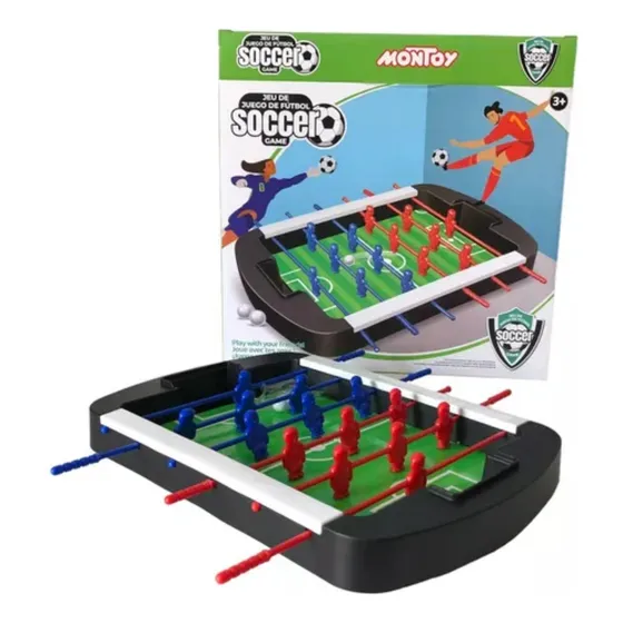 Juego De Mesa Futbol Pequeño Para Niños Fulbito Juguete