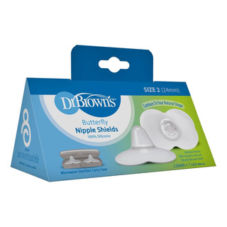Pezoneras De Lactancia Dr Browns Con Estuche 2 Pz Pezoneras De Lactancia Dr Browns Con Estuche 2 Pz