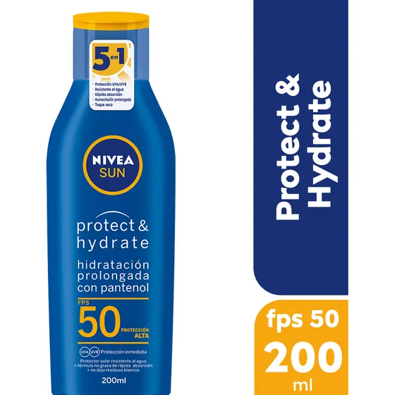 Protector Solar Nivea Sun Protect & Hydrate Fps 50 X 200ml