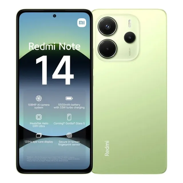Xiaomi Redmi Note 14 8gb Ram 256gb Dual Sim Verde