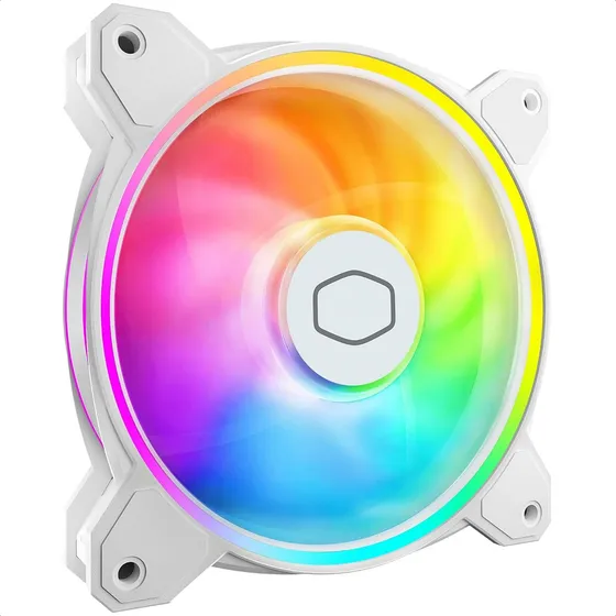 Ventilador Cooler Master 120mm MasterFan Mf120 Halo² Argb Blanco Mfl-B2dw-21np2-R2