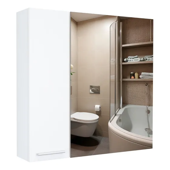 Gabinete De Baño Sines Rta 60 X 60 X 15 Blanco