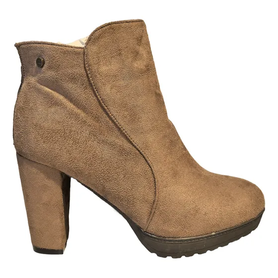 Botines Casual Mujer Con Plataforma Taco 10cm