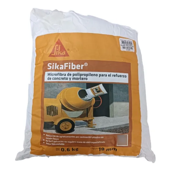 Sikafiber Microfibra De Polipropileno Refuerzo Concrto 0,6kg