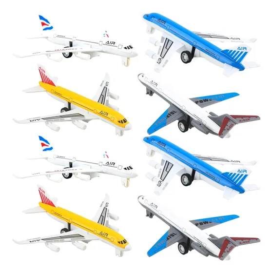 Avion De Juguete Airbus Set De 2 Unidades