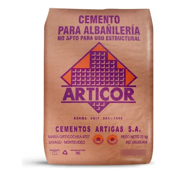 Articor Cemento Albañileria 20kg
