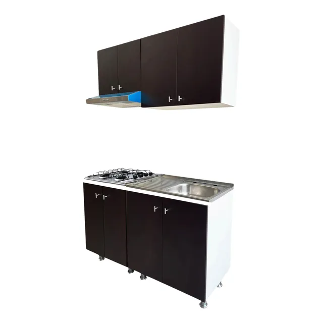 Cocina Integral Completa Con Campana, Parrilla Y Tarja
