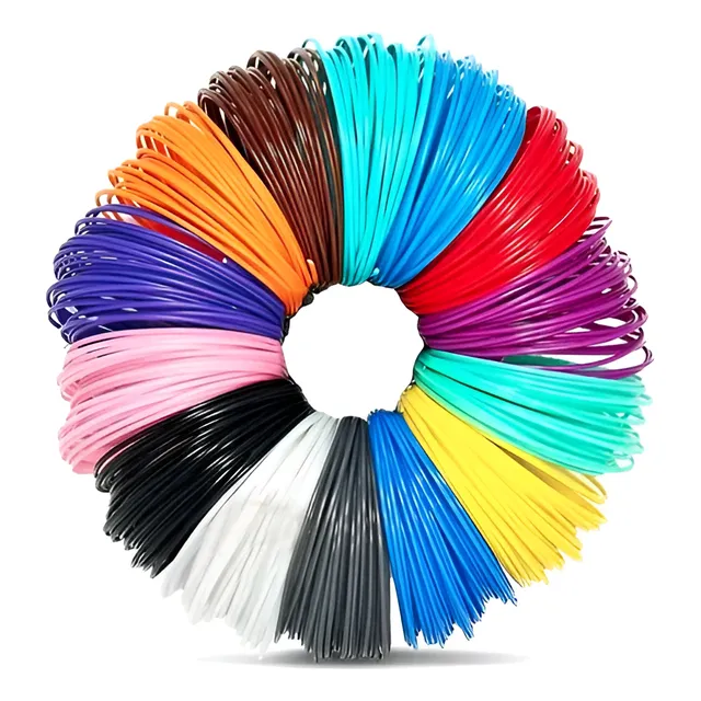 Filamento Lápiz 3d Repuesto 10 Rollos 10mts Color Variados®
