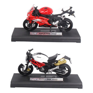 1:18 Modelo De Moto 2pcs Modelo Ducati + Modelo Yamaha 1:18 Modelo De Moto 2pcs Modelo Ducati + Modelo Yamaha
