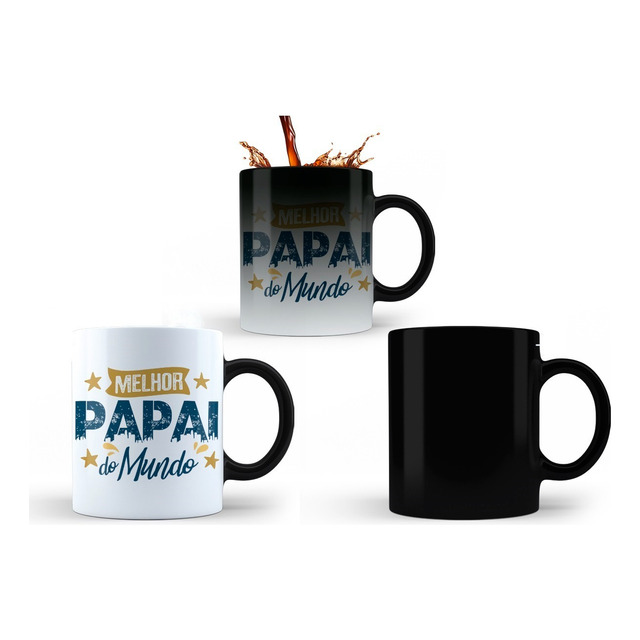 Caneca Mágica Pai Presente Para Melhor Papai Do Mundo