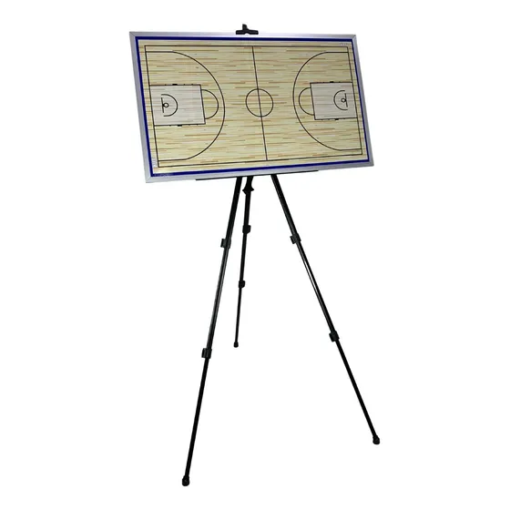 Quadro Tático Magnético Esportivo De Basquete Com Tripé