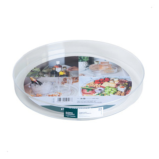 Organizador Giratório 44x5 Porta Maquiagem Cozinha Acrílico Cor Transparente Organizador Giratório 44x5 Porta Maquiagem Cozinha Acrílico Cor Transparente