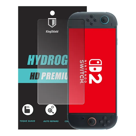Película Para Nintendo Switch 2 Kingshield Hydrogel - Clear