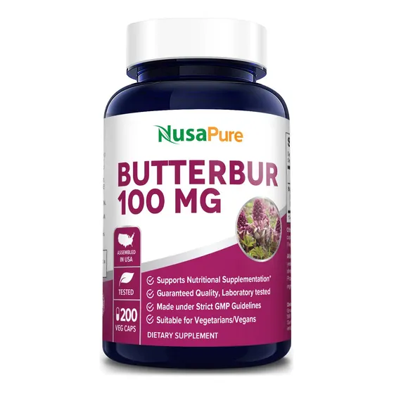 Suplemento De Extracto De Petasita De Nusapure, 100 Mg, 200