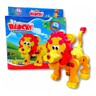 Lion 3d Blocks Foamy Rc 68 Piezas Xingye Xy1215 Lion 3d Blocks Foamy Rc 68 Piezas Xingye Xy1215