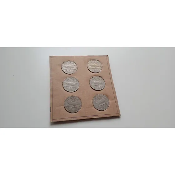 Moedas 400 Réis Sendo 2 De Cada Anos  1936 , 1937  E 1938