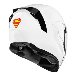 CalcomanĂa Sticker Reflejante Para Casco Superman CalcomanĂa Sticker Reflejante Para Casco Superman