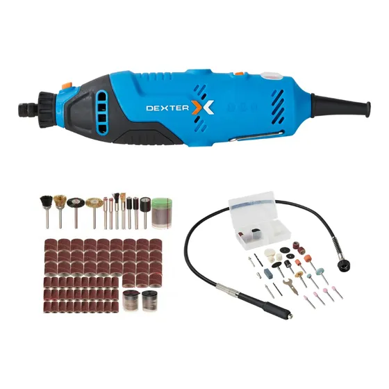 Micro Retífica 220v Dexter A Melhor Com 62 Acessórios 220v 