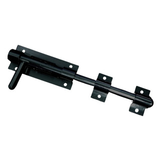 Trinco Ferrolho De Alumínio 20 Cm Preto Fosco Trinco Ferrolho De Alumínio 20 Cm Preto Fosco