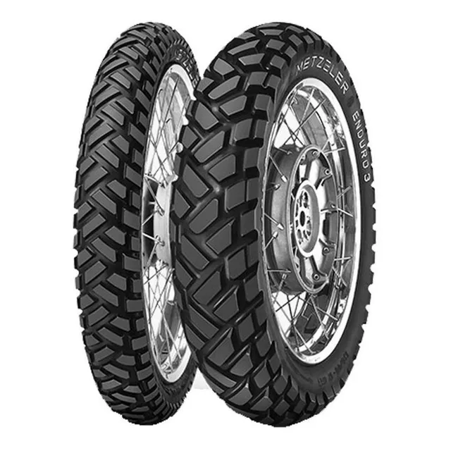 Juego Cubiertas 120 90 17 + 90 90 21 Metzeler Enduro3 Nx400