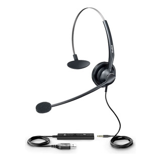 Auriculares Yealink Uh33 Headset Profesionales Hd Usb 3,5mm Auriculares Yealink Uh33 Headset Profesionales Hd Usb 3,5mm