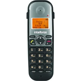 Telefone Ts 5120 Sem Fio Intelbras Preto Telefone Ts 5120 Sem Fio Intelbras Preto