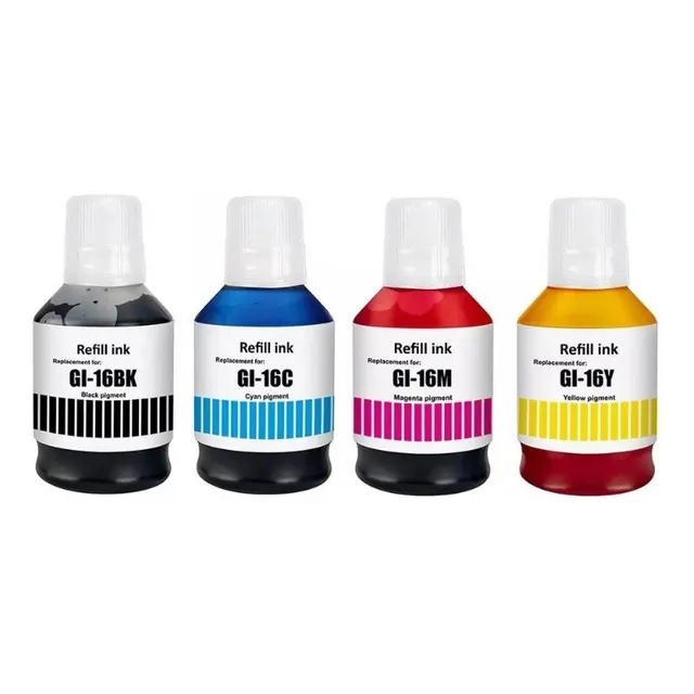 Pack 4 Botella Tinta Alternativa Gi-16 Gx6010/7010pigmenta