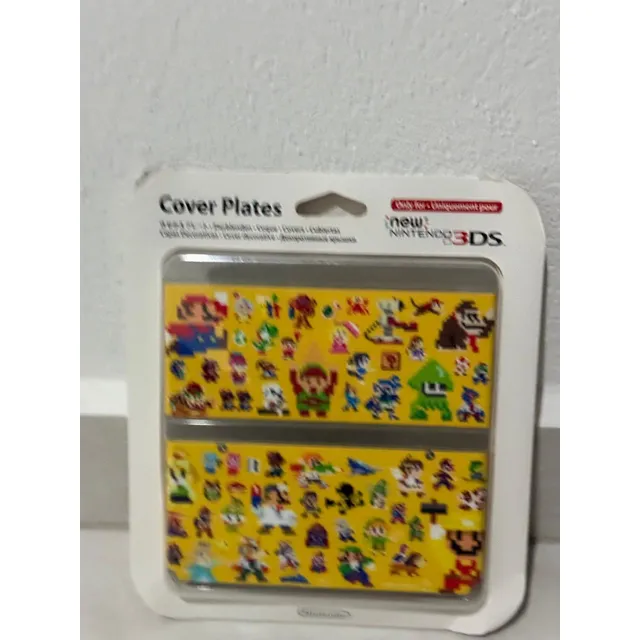 Cover Plate Nintendo 3ds Mario Maker Amarillo