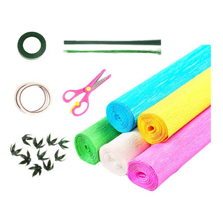 Flor De Papel Crepé Kits De Bricolaje Ancha De Estilo B Flor De Papel Crepé Kits De Bricolaje Ancha De Estilo B