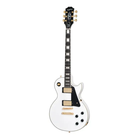 Guitarra EpiPhone Les Paul Custom Alpine White Eiglpcawgh1