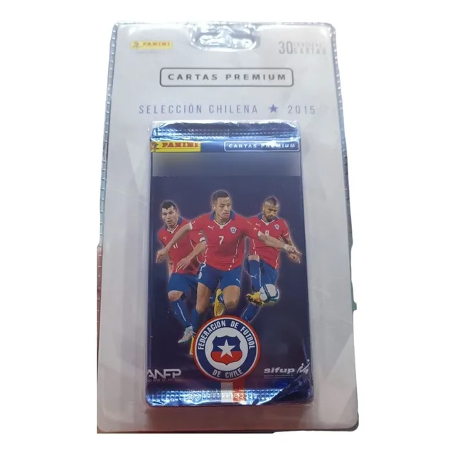 Blister Cartas Premium 5 Sobres Selección Chilena 2015