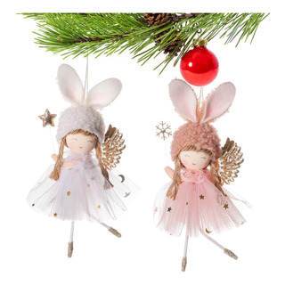 Adornos Colgantes Para Niñas 2 Uds Adornos Navideños De Felp Adornos Colgantes Para Niñas 2 Uds Adornos Navideños De Felp
