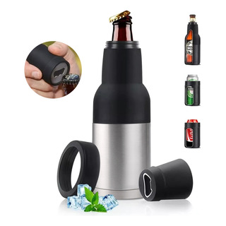 3 En 1 Porta Latas Térmicos Termo Cerveza Acero Inoxidable 3 En 1 Porta Latas Térmicos Termo Cerveza Acero Inoxidable