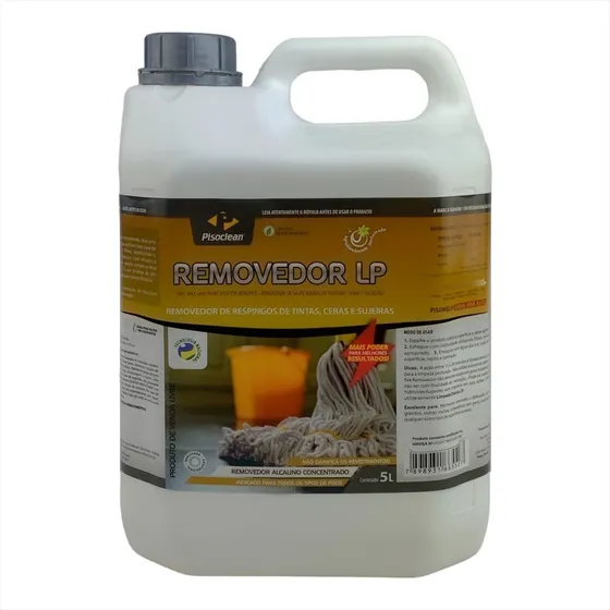 Remove Sujeira Ceras Respingo De Tintas Pisoclean 5l
