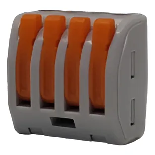 Conector Rápido 1p 3cab 32amp 28-12awg, Set 5 Pzs (cod.2744)