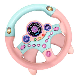 Volante De Simulación De Coche De Juguete Para Niños Con Volante De Simulación De Coche De Juguete Para Niños Con