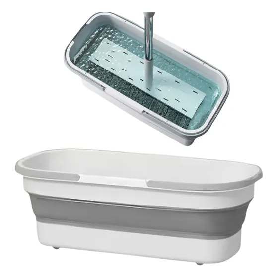 Palangana Plegable 24 Litros Ideal Para Mopa Con Ruedas